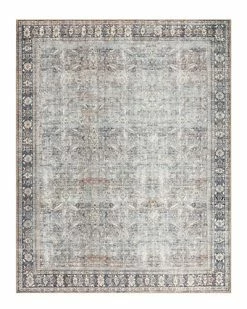 Loloi II Wynter Silver Charcoal Rug Home